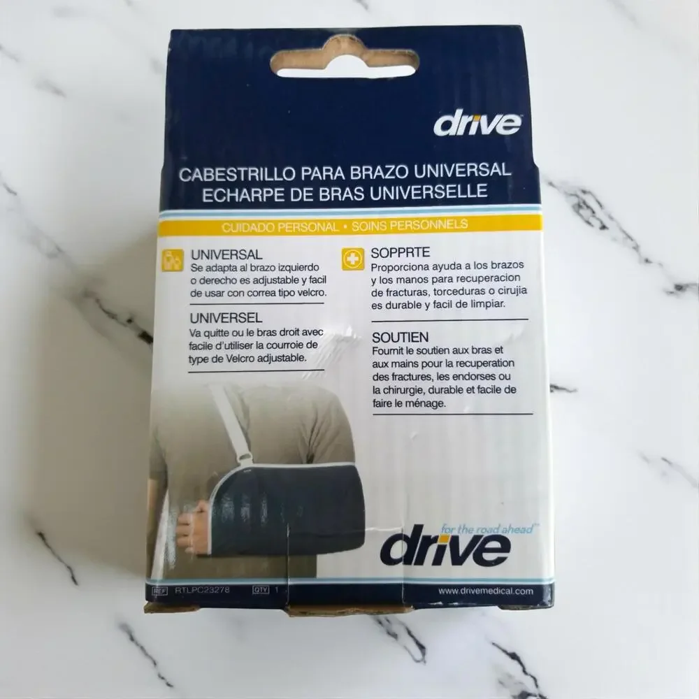 Drive Universal Arm Sling Adjustable Hook & Loop Closure Support NEW in Box‎
